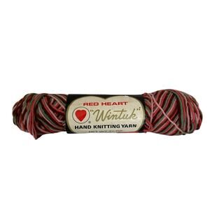 Vintage Red Heart Wintuk Orlon Acrylic Fiber Color 957 Indian Summer
